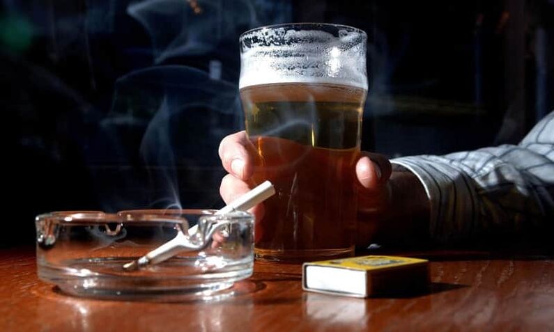 o alcohol reduce a potencia
